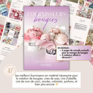 Fournisseurs Création de Bougies – Fondants Parfumés