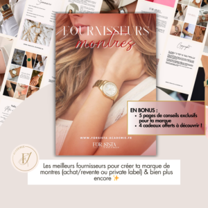 Fournisseurs Montres