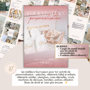Fournisseurs Personnalisation